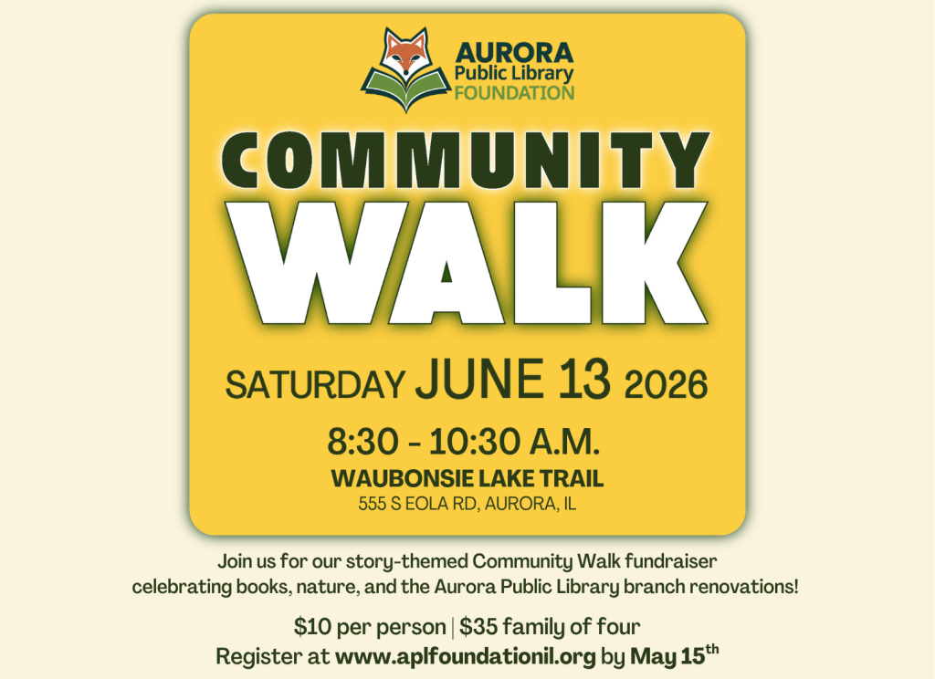 a graphic reading Community walk Saturday June 13 2026
